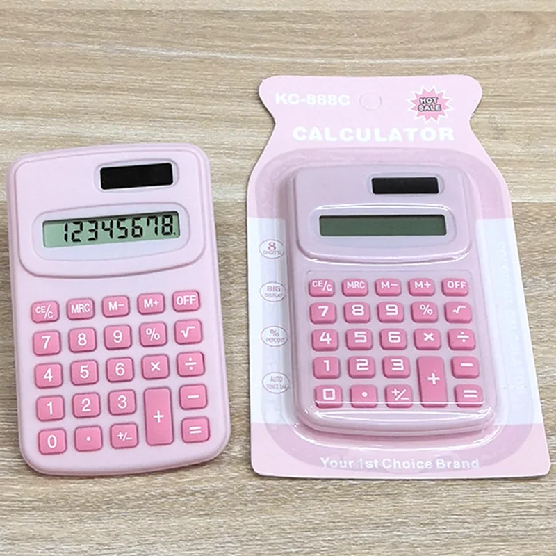 Best wholesale Cheap promotion gifts colorful mini electronic pocket Calculator 8 digits General Purpose Calculator