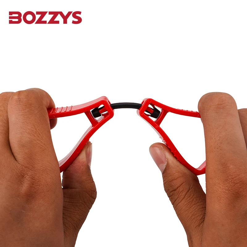 BOZZYS Anti-Lose Non-Slip Plastic Safety Work Glove Clips for Safely Securing Gloves
