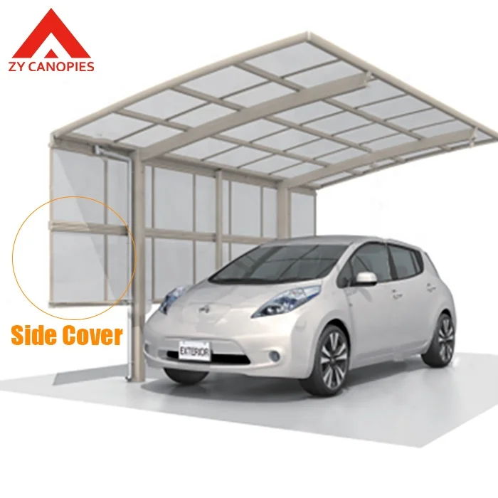 Single Side Car Shelter Carports No Rust Aluminum Carport Garages