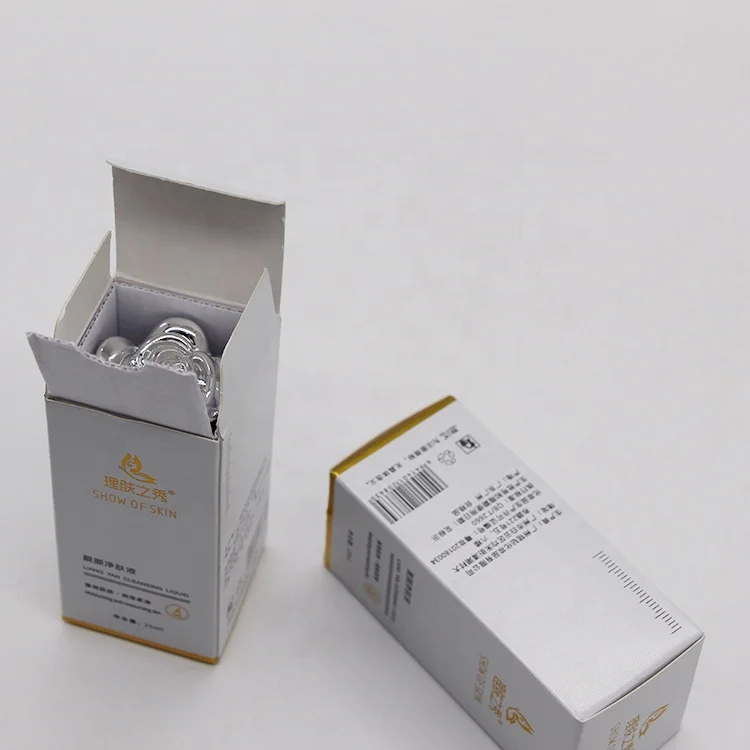 Wholesale Craft Color Collapsible Skin Care Cardboard Box Perfume Cosmetic Art Paper Packaging Box