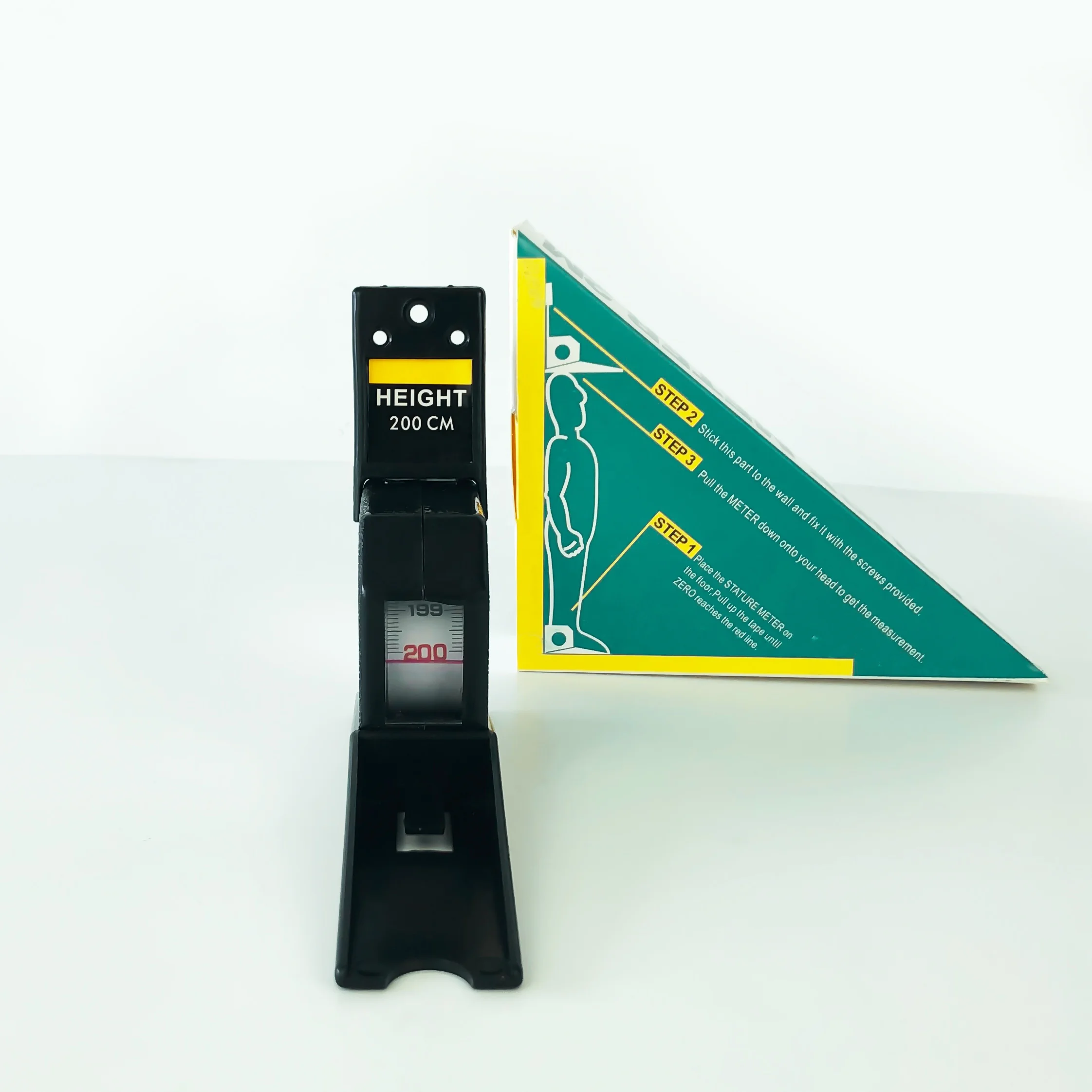 TSEC Manufacturer 200cm Retractable Hot Sale Household Kids Height Measure Ruler Body Height Meter
