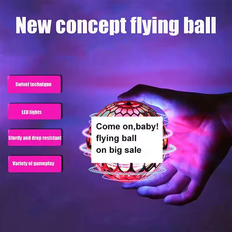 HNSC2024 Hot Fly Nova Pro магический 360 Вращающийся мини-Дрон с легким дистанционным вращением летающий шар