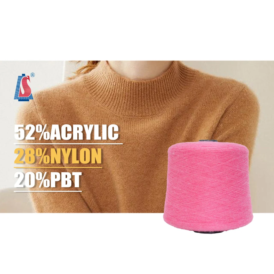 SALUD STYLE  Factory direct sale yarn with meter yarn knittrd hats scrunchies  Acrylic Nylon Polyester