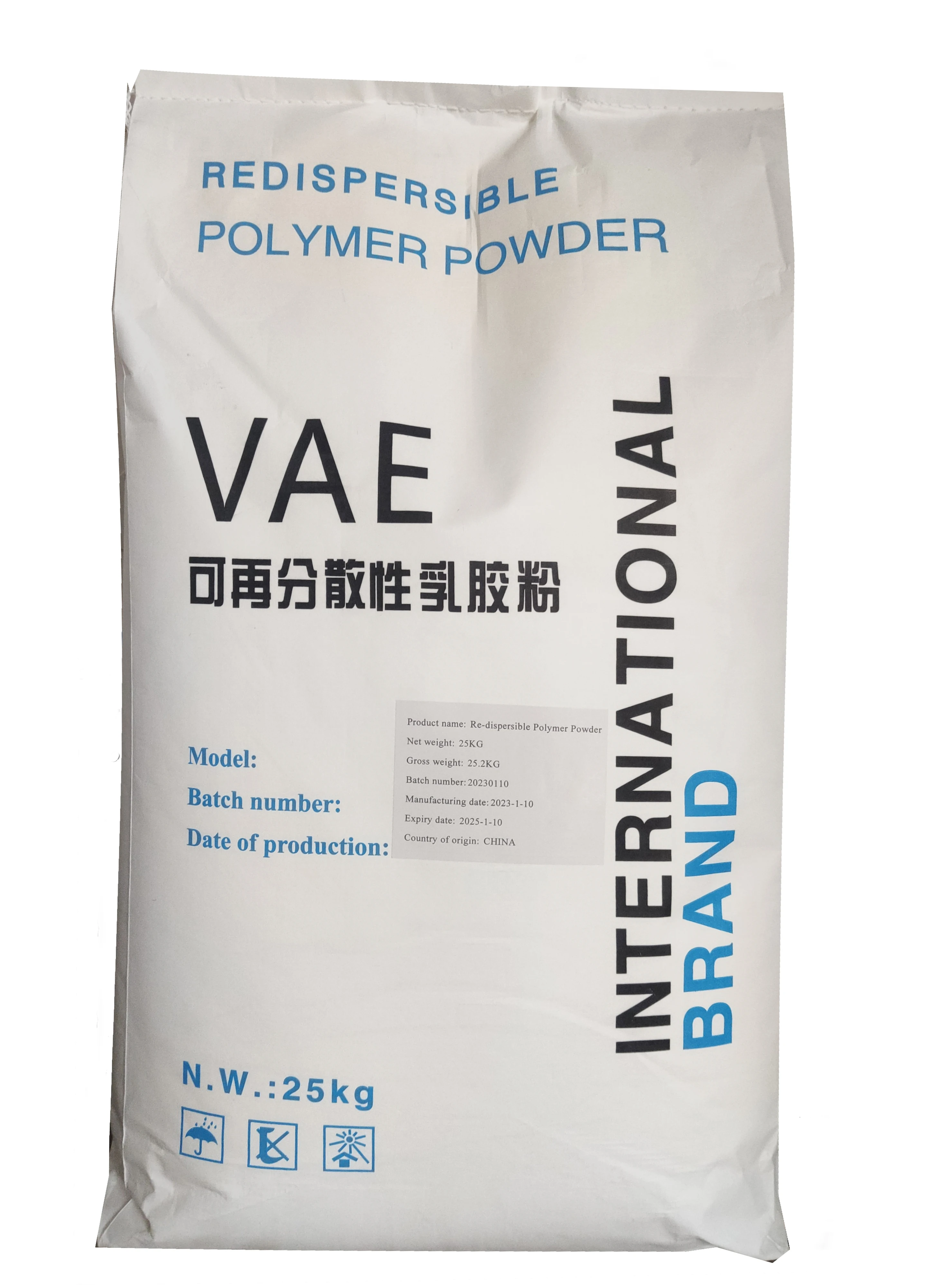 Vae Re-dispersible Polymer Powder For waterproof products RD powder for mortar and tile adhesive