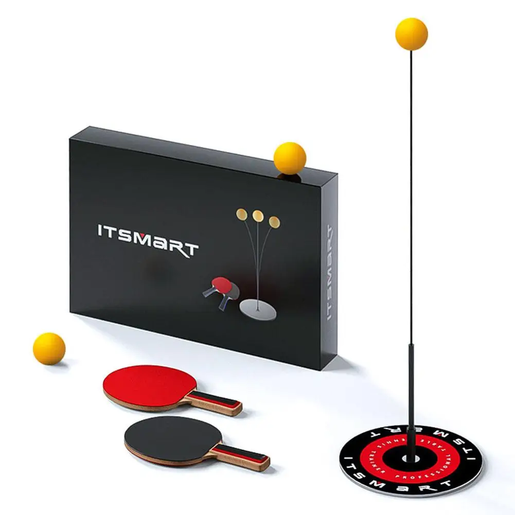 
Table Tennis Trainer With Elastic Soft Shaft Training Machine Indoor Outdoor Sports Practice Trainer Toys For Kids 
