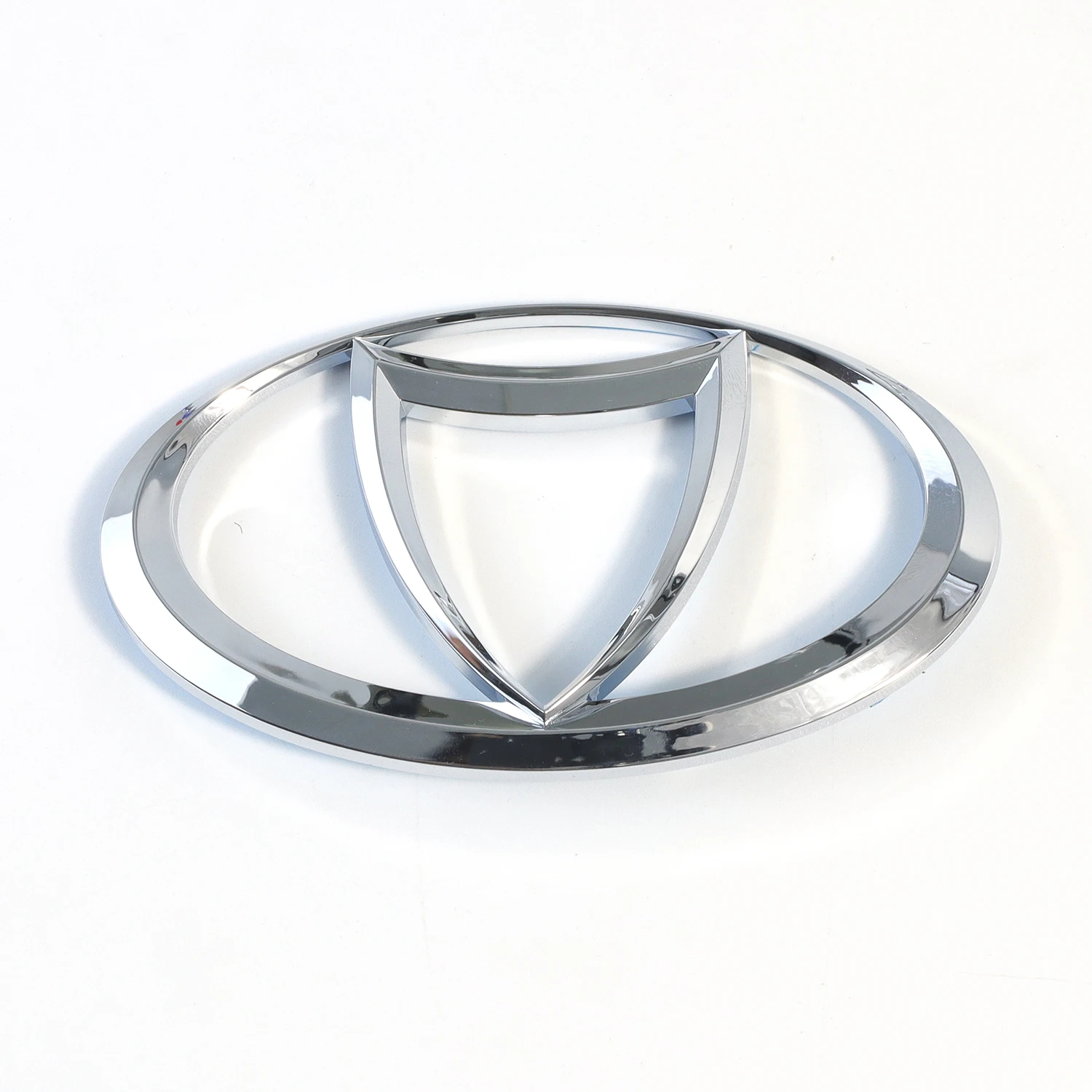 2024 New Chrome Silver Car Monogram Logo Badge ABS Hood Trunk Car Outdoor Waterproof custom car stickers