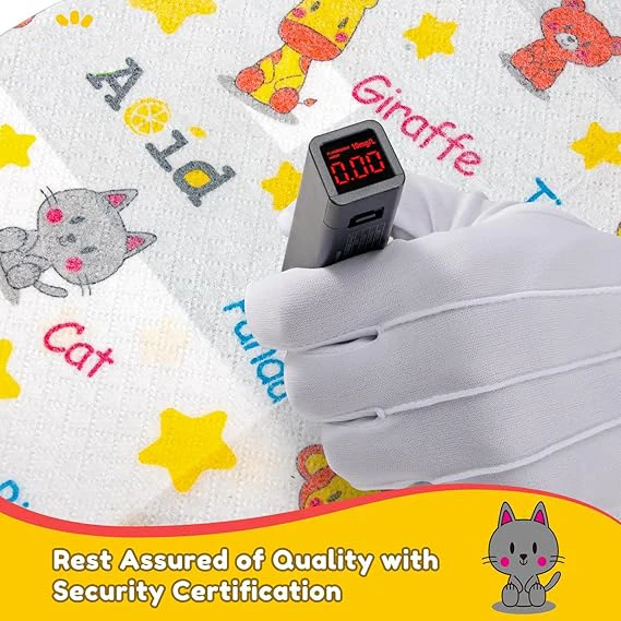 Leak Proof Baby Disposable Bibs Waterproof Disposable Baby Bibs for Baby Boys and Girls