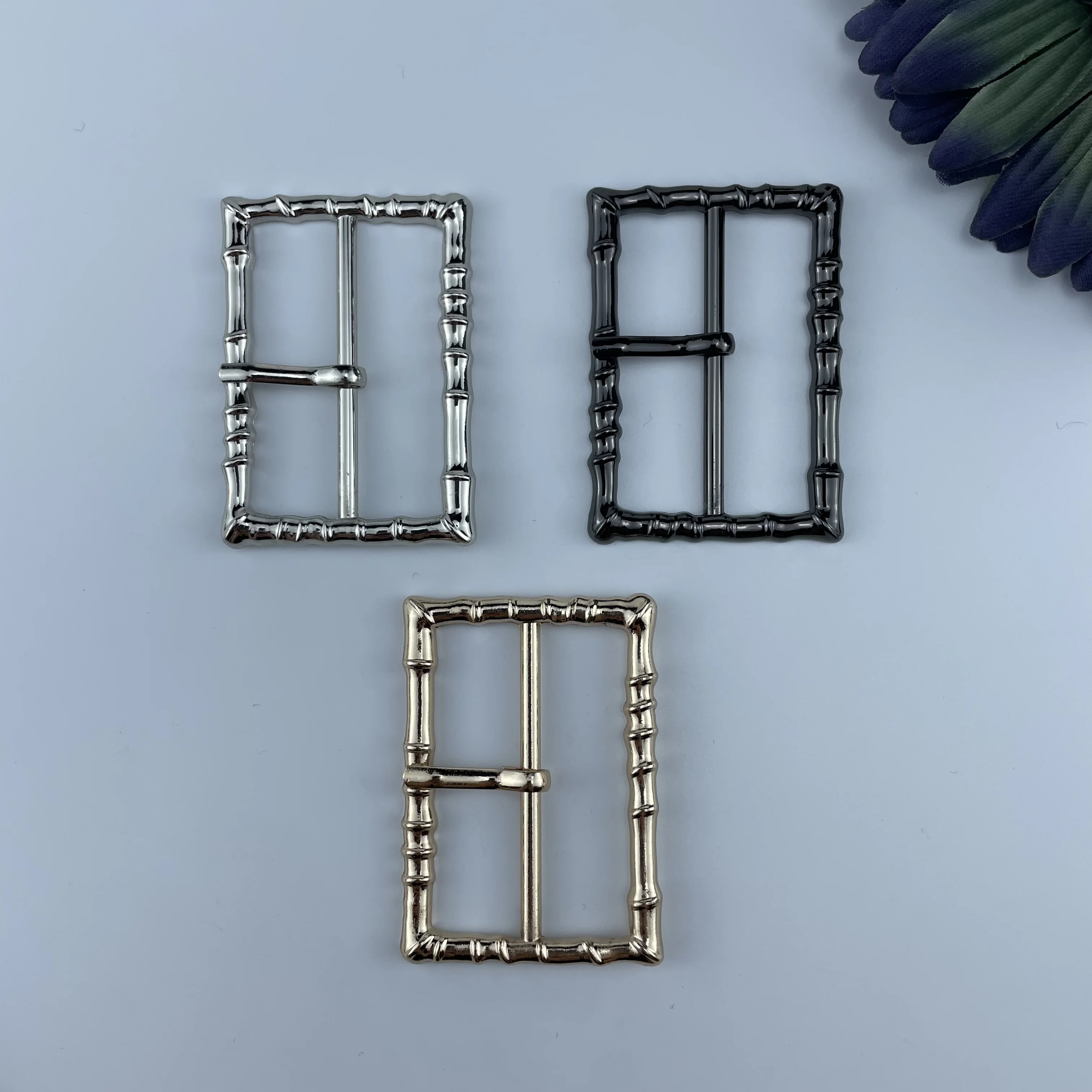 Super Quality Customized zinc alloy brass buckles rings adjustable belt buckle webbing strap garments accessories