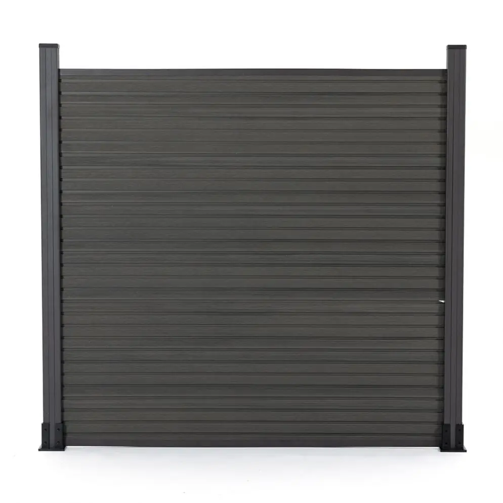 Garden composite fencing designs 6x8 ft wpc fence panels privacy customized