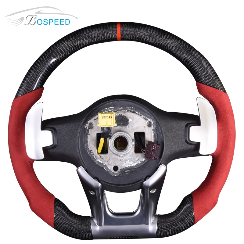 Black Carbon Fiber Steering Wheel LED display carbon fiber steering wheel for Benz AMG  E400 E450 GLC63 W211