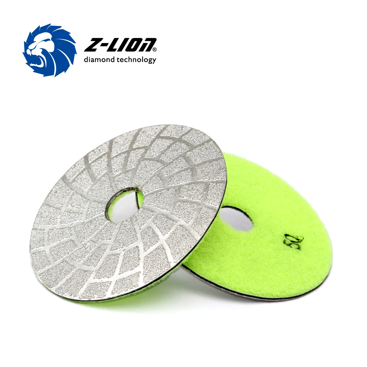 4' Vacuum Brazed Diamond Tools High Efficiency Vacuum Brazed Diamond Disc For Granite Marble Concrete