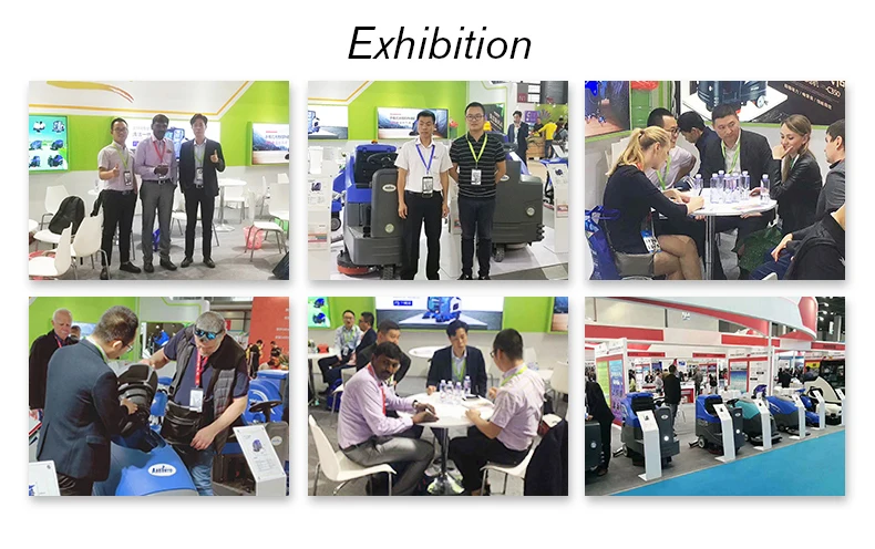 Industrial Floor Sweeper Street Road Cleaner Driving On Cleaning Machine Floor Sweeper