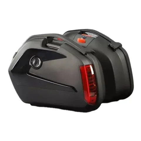 Motorcycle side package box retro motorcycle electric bike general knight box