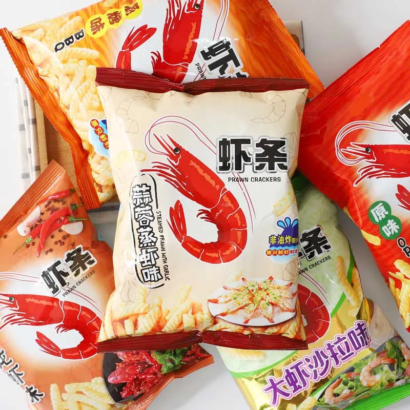 Attractive Pricing China Origin Asian Snack Shrimp Strips Traditional Technique Delicious  Prawn Crackers