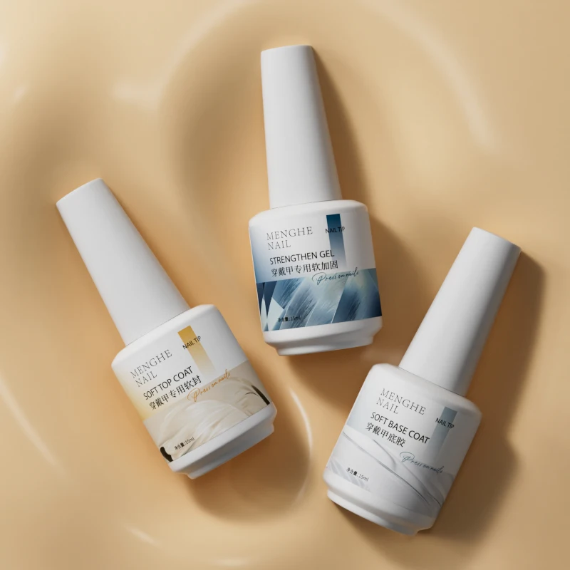 MH Artificial nails use no wipe top coat base coat manicure set for nail making machines raw materials for nail printer UV LED