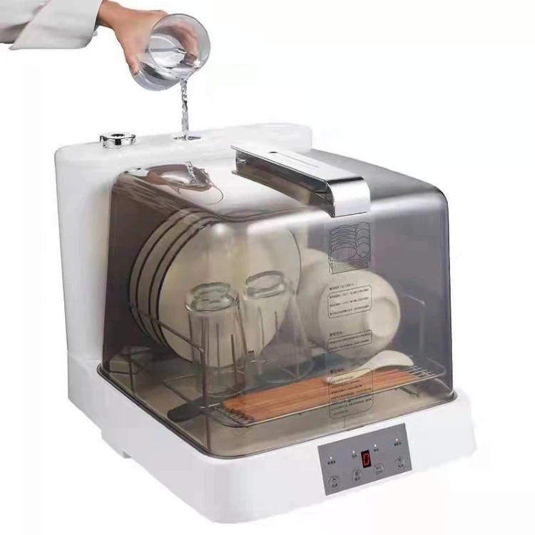 Portable transparent Freestanding Commercial Dish washer by Restaurant Using Automatically