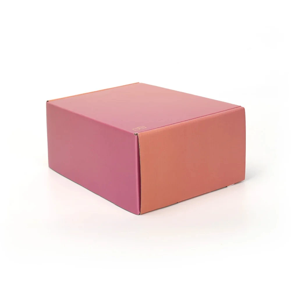Kingsmart Custom Logo Premium Postal Box Package Sustainable Cardboard Paper Wig Hair Extension Packaging Pink Shipping Boxes