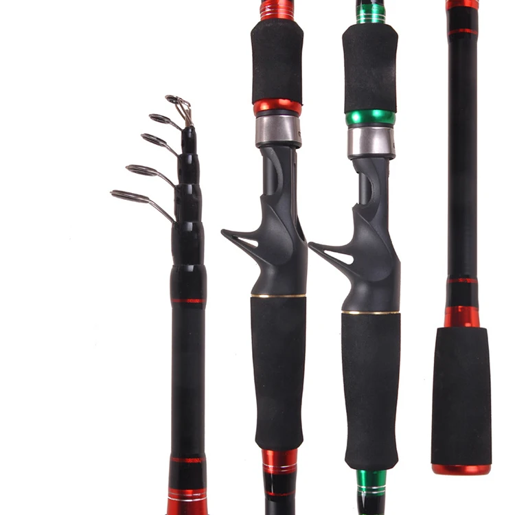 1.8m 2.1m 2.4m 2.7m Carbon Fiber Ultralight Baitcasting Fishing Rod Casting Spinning rod