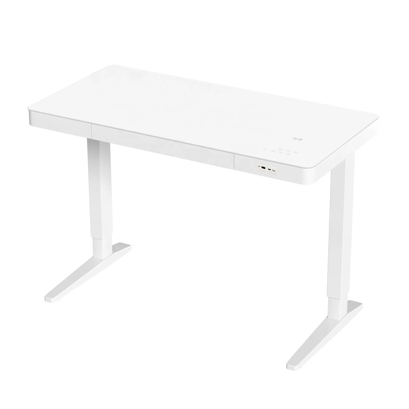 Modern Metal lacquer Computer Desk Office Furniture Dual Motor Gaming desk Electric Adjustable Standing Desk