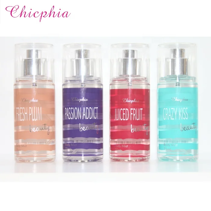Chicphia Customized Your Own Brand Body Splash Flower Fragrance Woman Perfume Fog Body Spray