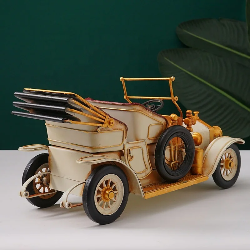 Vintage Retro Metal Crafts High Quality Handmade Car Model For Home And Office Decor Diecast Car Model Toy Vehicles