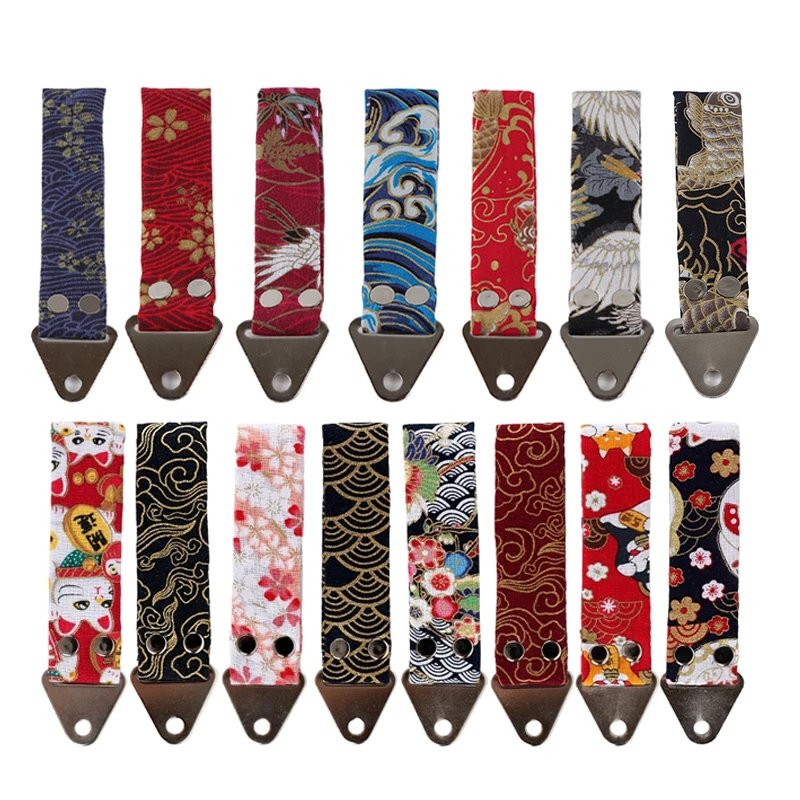 Hot Selling Personalized Custom Fabric Embroidery Keychain Tag Embroidered Key ring