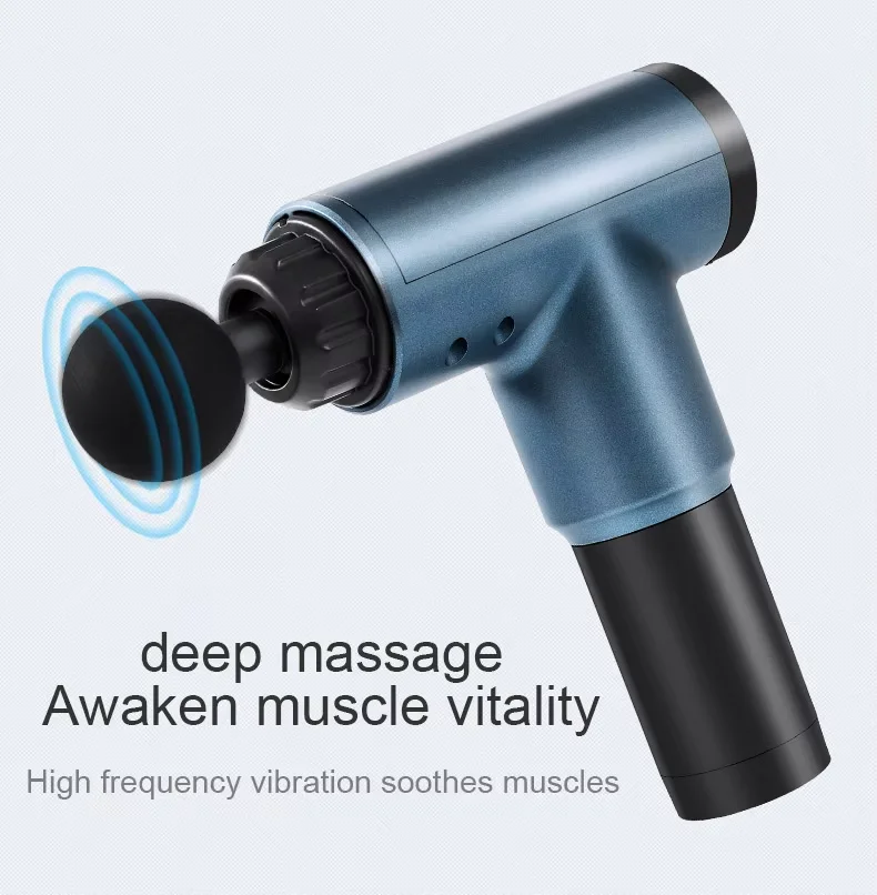 320 Handheld Massage Gun Electric Machine Portable Massager Products Equipment Set 4 Heads Foot Neck Back Therapy Equipment