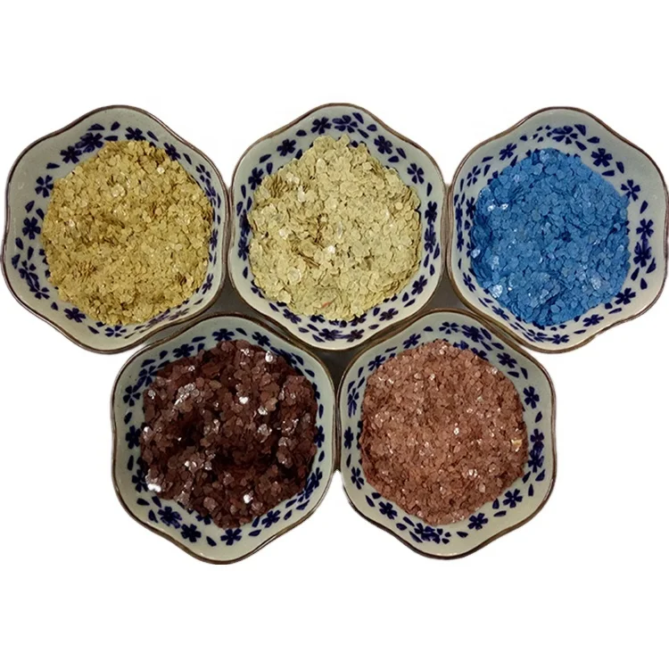 Stained rock slice mica slice variety color rock slice best price
