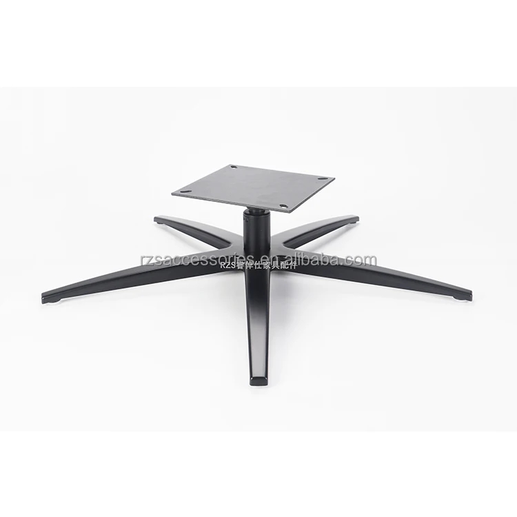 Lab Swivel Chair Aluminum five star leg for industrial polyurethane swivel chair parts with  frog mechanism