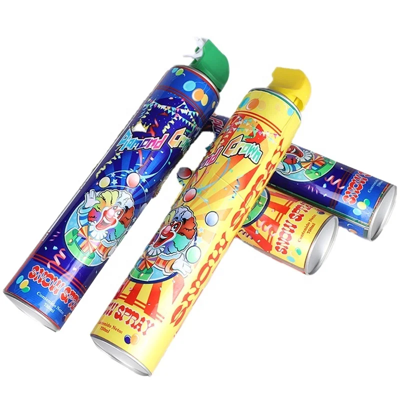 Outdoor Spray de nieve  white snow foam Artificial Carnival party  Foam Snow Spray For Christmas