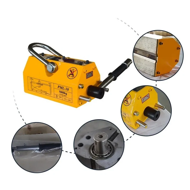 2 Ton Magnetic Lifter 2000kg Strong Permanent Magnetic Lifter Industrial Application Magnetic Lifter