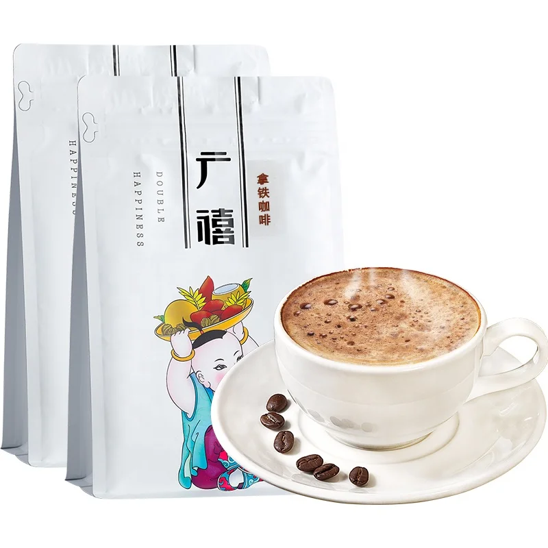 500g Double Happiness 3 in 1 Instant  Latte Coffee Powder for Coffee Shop