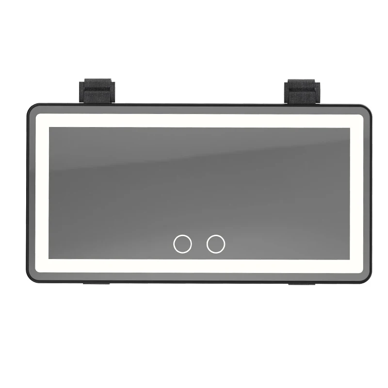 Miroir Эспехо Con Luz Espejos Espelhos светодиодный сенсорный De Maquillaje 1500 мА/ч 3 цвета фары Солнцезащитный козырек автомобиля зеркало для макияжа Зеркала vanida