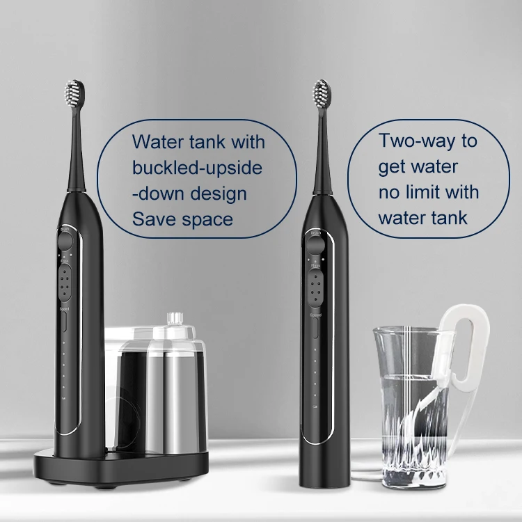 OEM/ODM Countertop Smart Oral Irrigator Customize Electric Toothbrush Water Floss Teeth Cleaning Water Pick Flosser 2 in 1