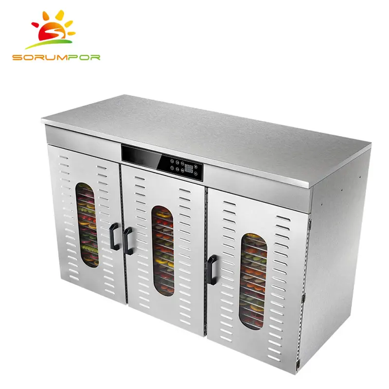 Commercial Dryer 60 Tray Drying Fruit Product Machine Food Processors Food Dehydrator For Sale