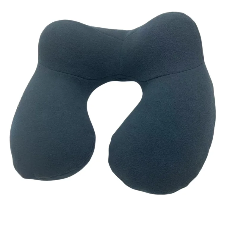 Inflatable neck pillows for camping trips U-shape travel pillows for airplanes supporting the head and neck