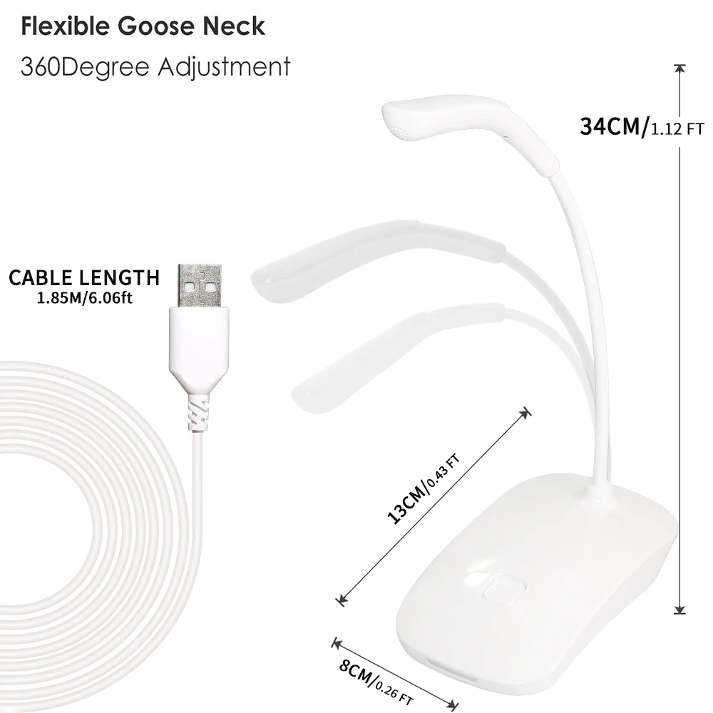 
Professional microfono Condenser usb Microphone stand gooseneck desktop microfono USB mic for conference or gaming 