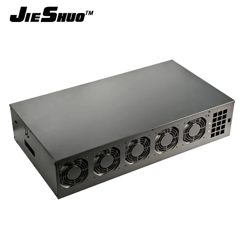 Материнская плата Jieshuo B75 бесшумная 12 карт