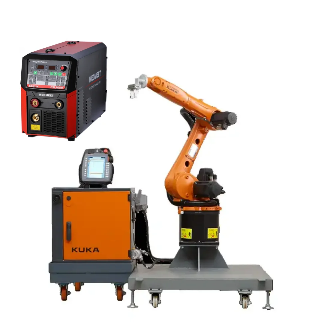 Industrial Automatic Equipment Multifunction Welding Robot KUKA KR16 R2010-2 Robot Arm 6 Axis With Megmeet Welder