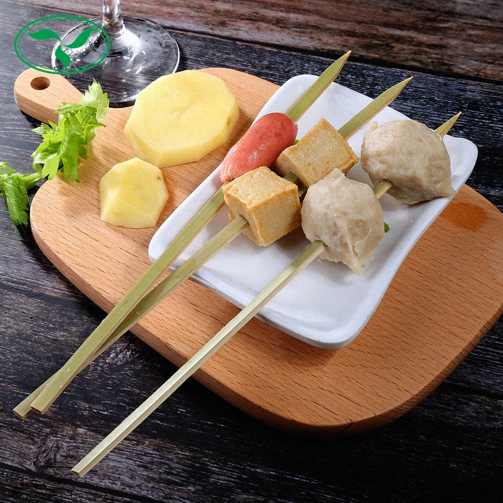 High Quality Wooden Bamboo Skewers Stick BBQ Barbecue Meat Skewer