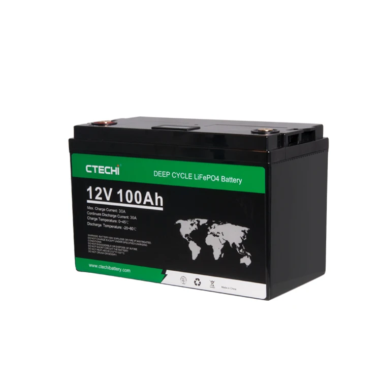 Литий-ионный 18650 для глубокого цикла Lifepo4 Pin 12 В 100AH Lipo морской лодки Аккумулятор AKKU с BMS RV / Solar