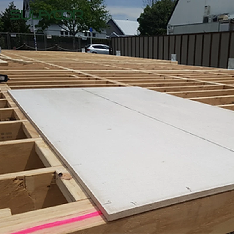 Fireproof panel sheathing clip 10mm taper edge sanded mgo drywall board water resistant magnesium partition boards wallboard