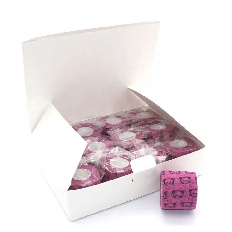 
China Manufacturers non-woven Vet Wrap self-adhesive crepe Bandages 
