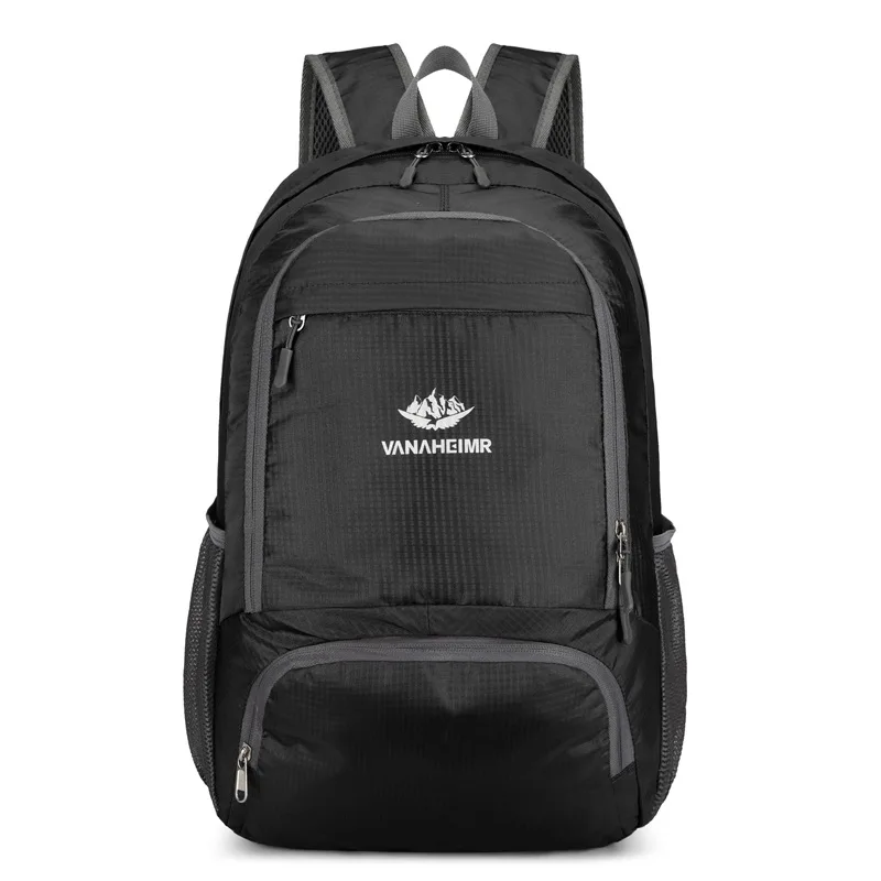 TS Original Factory Custom Logo Back Pack Hiking Travel Bag 210d Polyester Folding Backpacks For Casual Sports Backpacks Bag