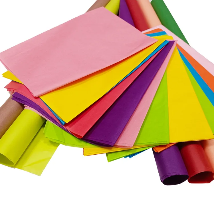 MG & MF black colored tissue paper with customized pattern