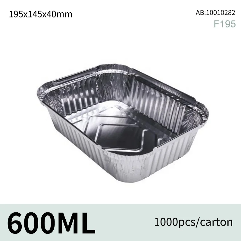 Food Packaging Disposable Tin Foil Dishes Pan Catering Aluminium Foil Container Tray