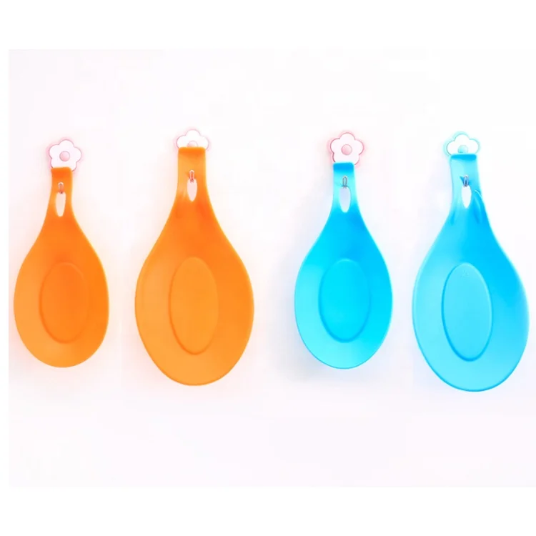 
Small Size Silicone multi purpose spoon rest mat Baby Spoon Dinning Tools Rest Mat 