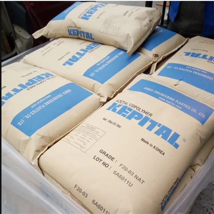 Raw material wholesale  High liquidity White Polyoxymethylene POM Plastic Granules for Plastic Industry /POM F20-03