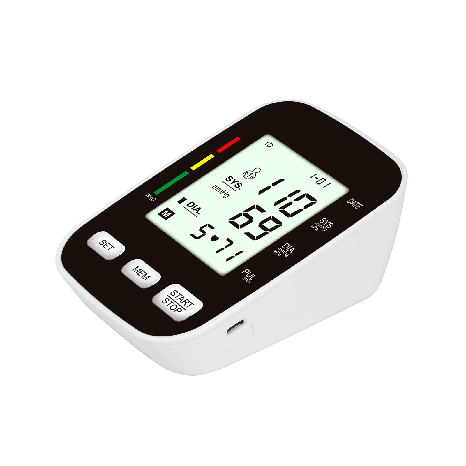Free Sample Ready Stock Guangzhou blood pressure monitor with pulse bp monitor