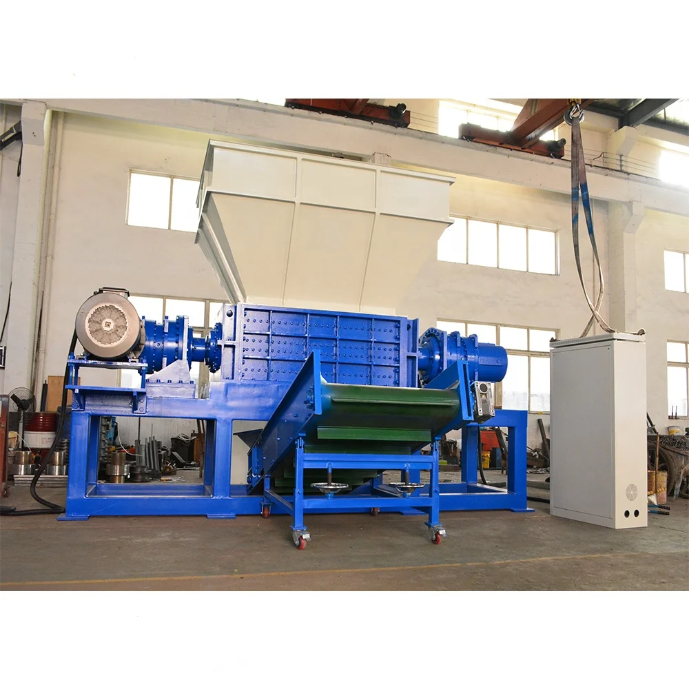 Car Tire/Plastic/Rubber/Drum/Bucket/Barrel/Bottle Shredder From Quality Manufacturer